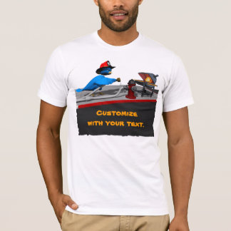 Camiseta de la parrilla del bombero