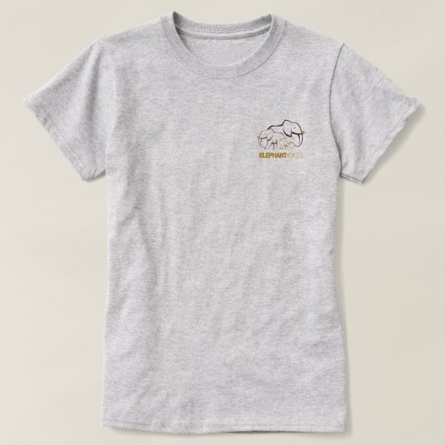 Camiseta de la parte posterior del logotipo de (Diseño del anverso)