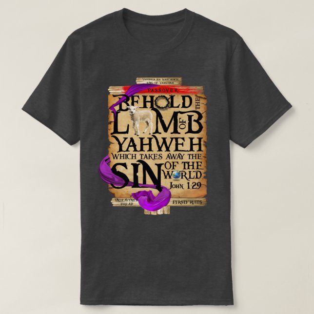 Camiseta de la Pascua (Diseño del anverso)