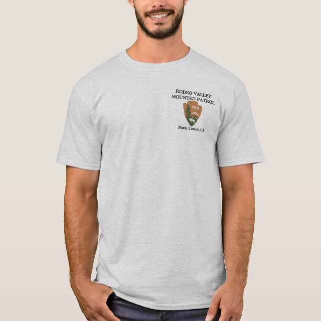 Camiseta de la Patrulla Montada del Valle de Rodeo (Anverso)