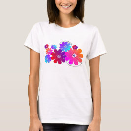 Camiseta de la paz de la vida del alcohol de la