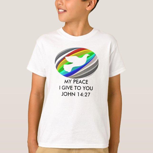 Camiseta de la paz de los niños (Anverso)