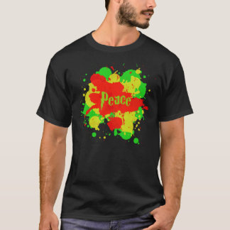 Camiseta de la paz de Rasta