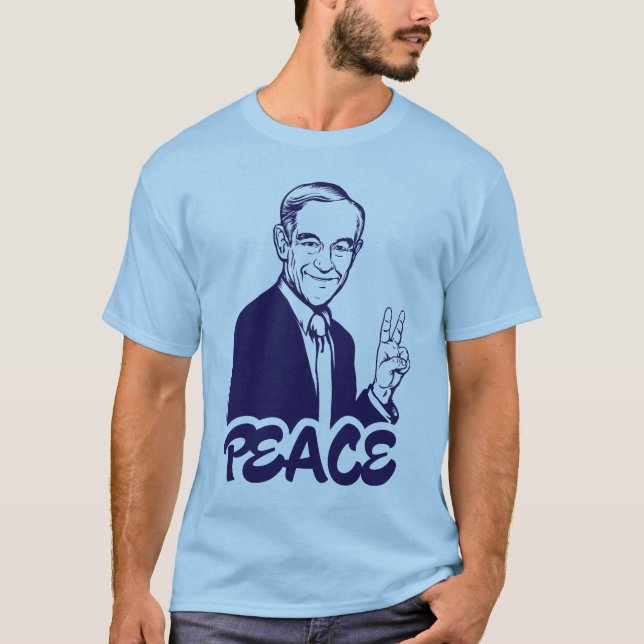 Camiseta de la paz de Ron Paul (Anverso)