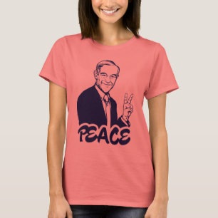 Camiseta de la paz de Ron Paul