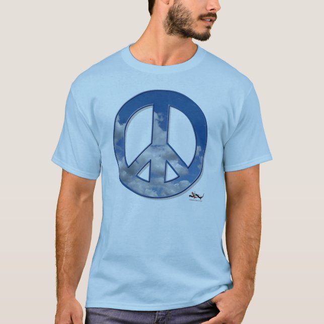 Camiseta de la paz del cielo (Anverso)