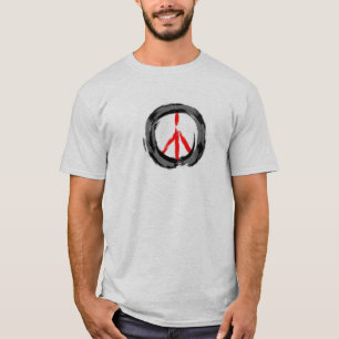 Camiseta de la paz del símbolo de Enso del zen