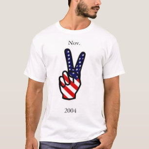 Camiseta de la paz del voto