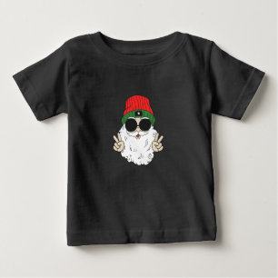 Camiseta de la paz para Navidades de bebé 2023
