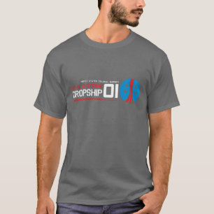 Camiseta de la película de Dropship Sci Fi