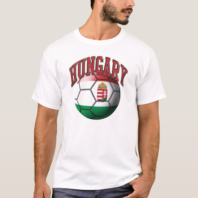 Camiseta de la pelota de fútbol de Hungría (Anverso)