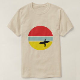 Camiseta de la persona que practica surf de la