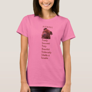 Camiseta de la personalidad de Pitbull