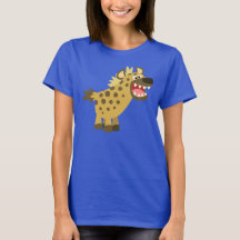 Camiseta de la Personalizado de cacareo Hyena Wome
