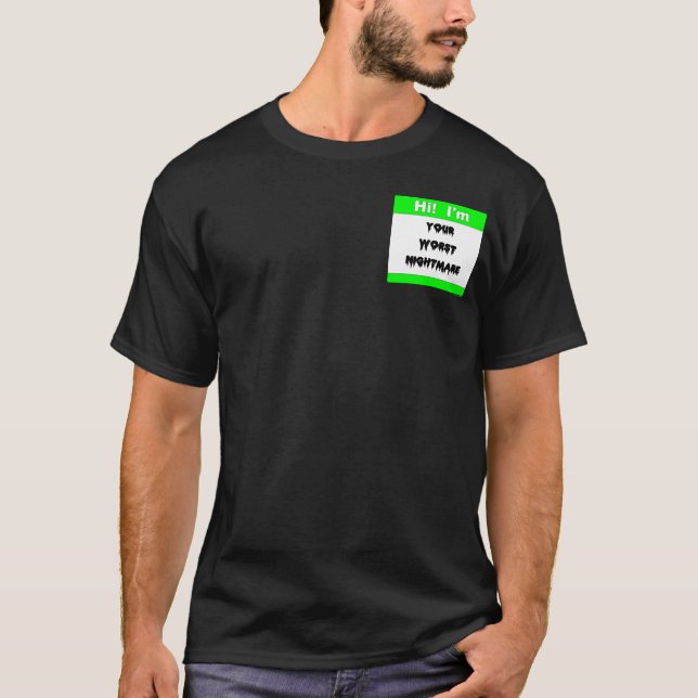 Camiseta de la pesadilla (Anverso)
