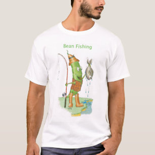 Camiseta de la pesca de la haba
