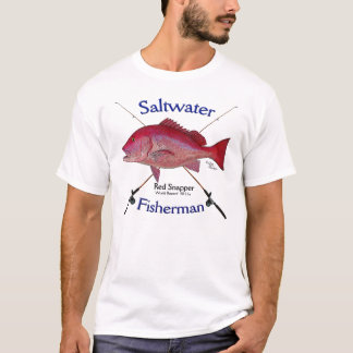 Camiseta de la pesca del agua salada de los