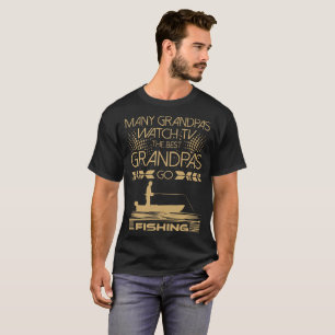 Camiseta de la pesca del reloj TV de muchos