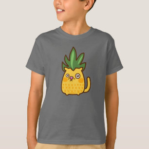 Camiseta de la piña del gato de Chananas