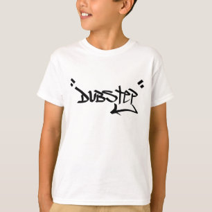 camiseta de la pintada del dubstep