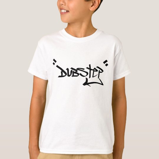 camiseta de la pintada del dubstep
