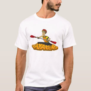 Camiseta de la pintada del Kayaker