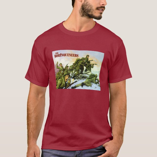 Camiseta de la pintura de Borinqueneers (Anverso)