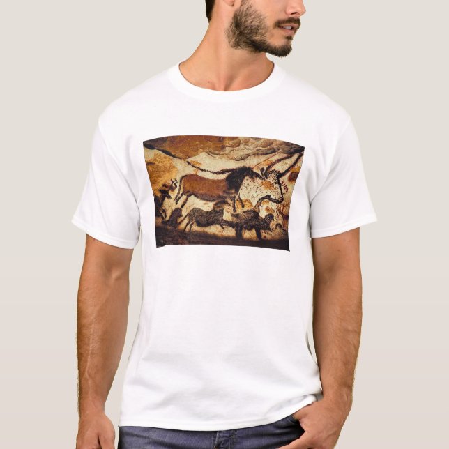 Camiseta de la pintura de cuevas (Anverso)