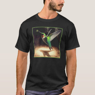 Camiseta de la pintura del colibrí