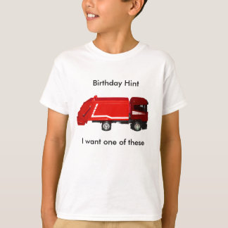 Camiseta de la pista de cumpleaños (6-8 años)