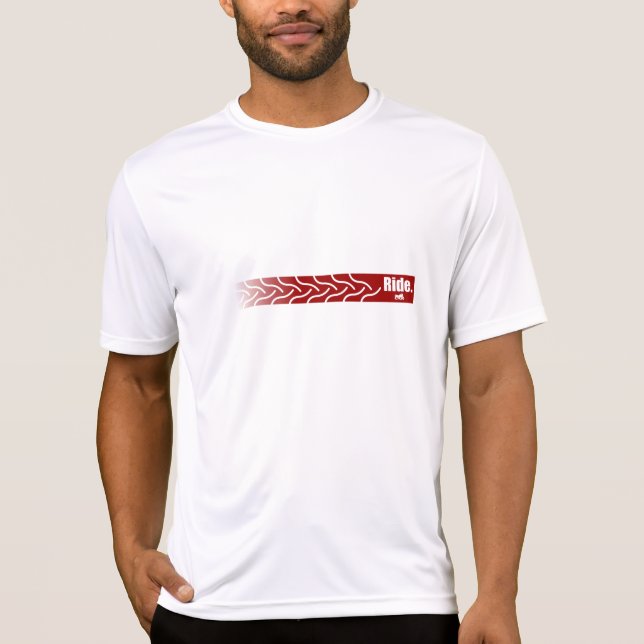 Camiseta de la pista del neumático (Anverso)