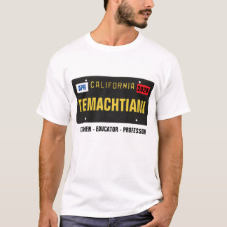 Camiseta de la placa de la licencia Temachtiani (P