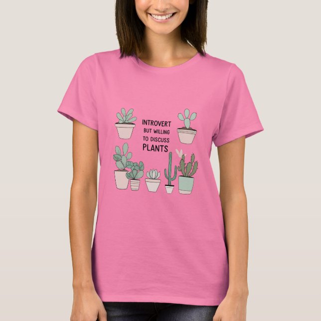 Camiseta de la planta de introvertido Lover - Grac (Anverso)