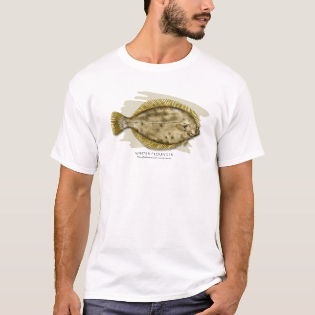 Camiseta de la platija de invierno (Anverso)
