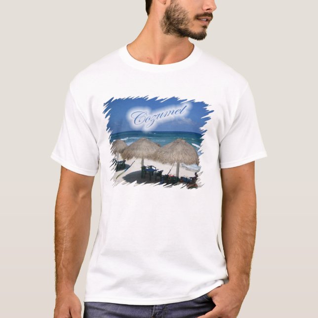 Camiseta de la playa de Cozumel (Anverso)