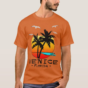 Camiseta de la PLAYA DE DESTINO TROPICAL VENICE FL