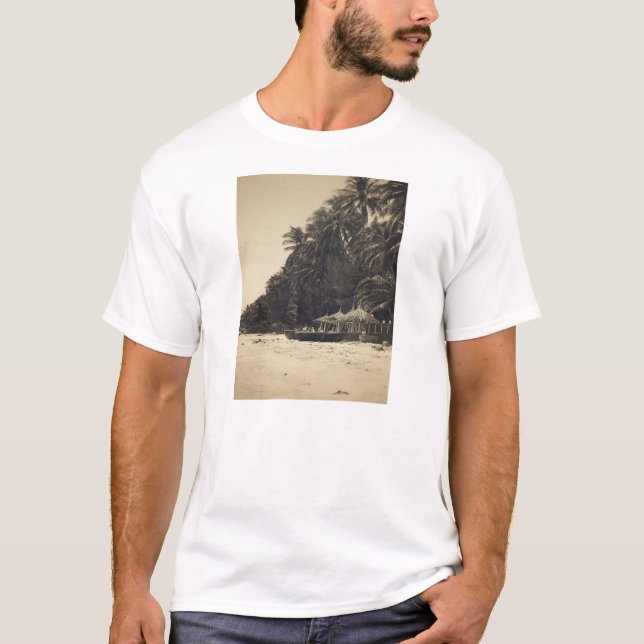 Camiseta de la playa de la sepia (Anverso)