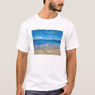 Camiseta de la playa de las producciones de Frey