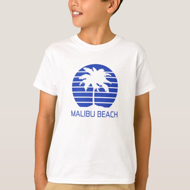Camiseta de la playa de Malibu California (Anverso)