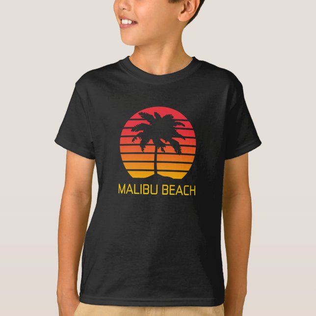 Camiseta de la playa de Malibú California (Anverso)
