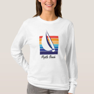 Camiseta de la playa de Square_Myrtle del color