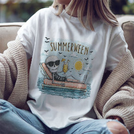 Camiseta de la Playa del Esqueleto de Summerween