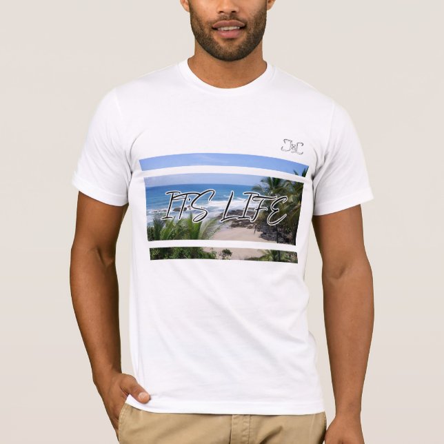Camiseta de la playa White It's Life (Anverso)