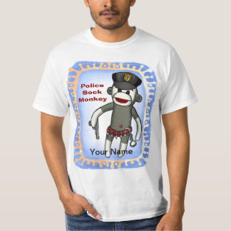 Camiseta de la policía de monos mudos