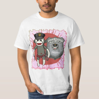 Camiseta de la policía de monos mudos