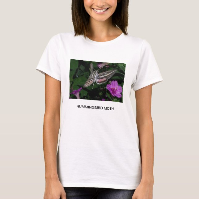 CAMISETA DE LA POLILLA DE COLIBRÍ (Anverso)