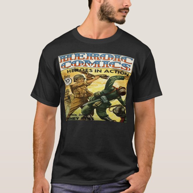 Camiseta de la portada de historietas clásicas de  (Anverso)