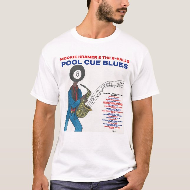 Camiseta de la portada del álbum Mookie Kramer (Anverso)