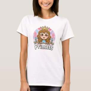 Camiseta de la princesa del autismo: un autismo ín