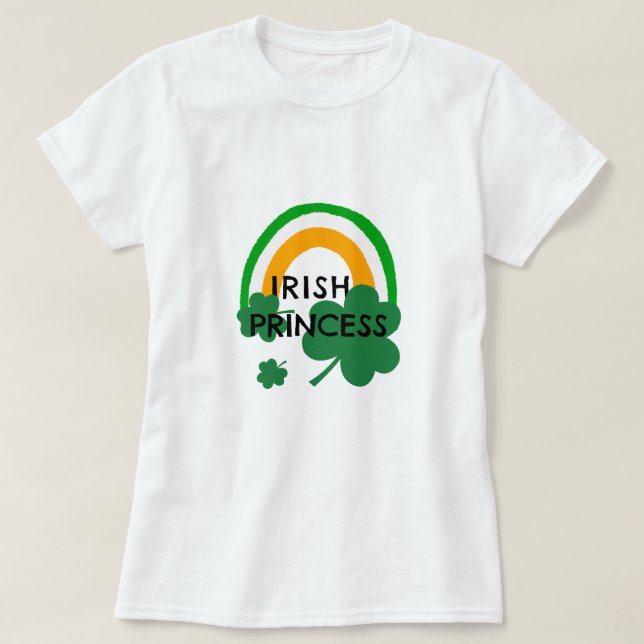 Camiseta de la princesa irlandesa de San Patricio (Diseño del anverso)